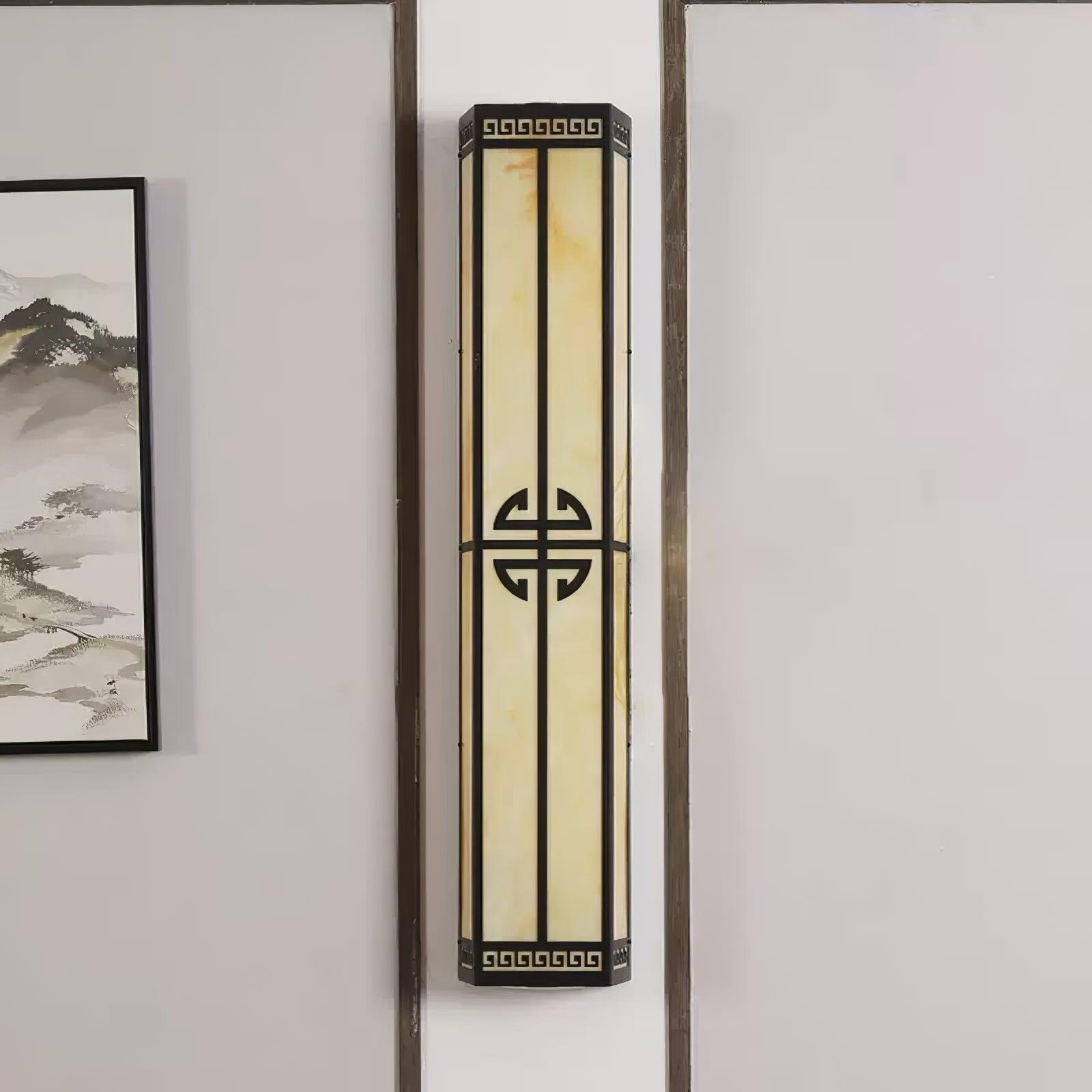 Nøordka Light Bespoke Wall Light Fixture Alabaster Contemporary Outdoor Wall Sconce