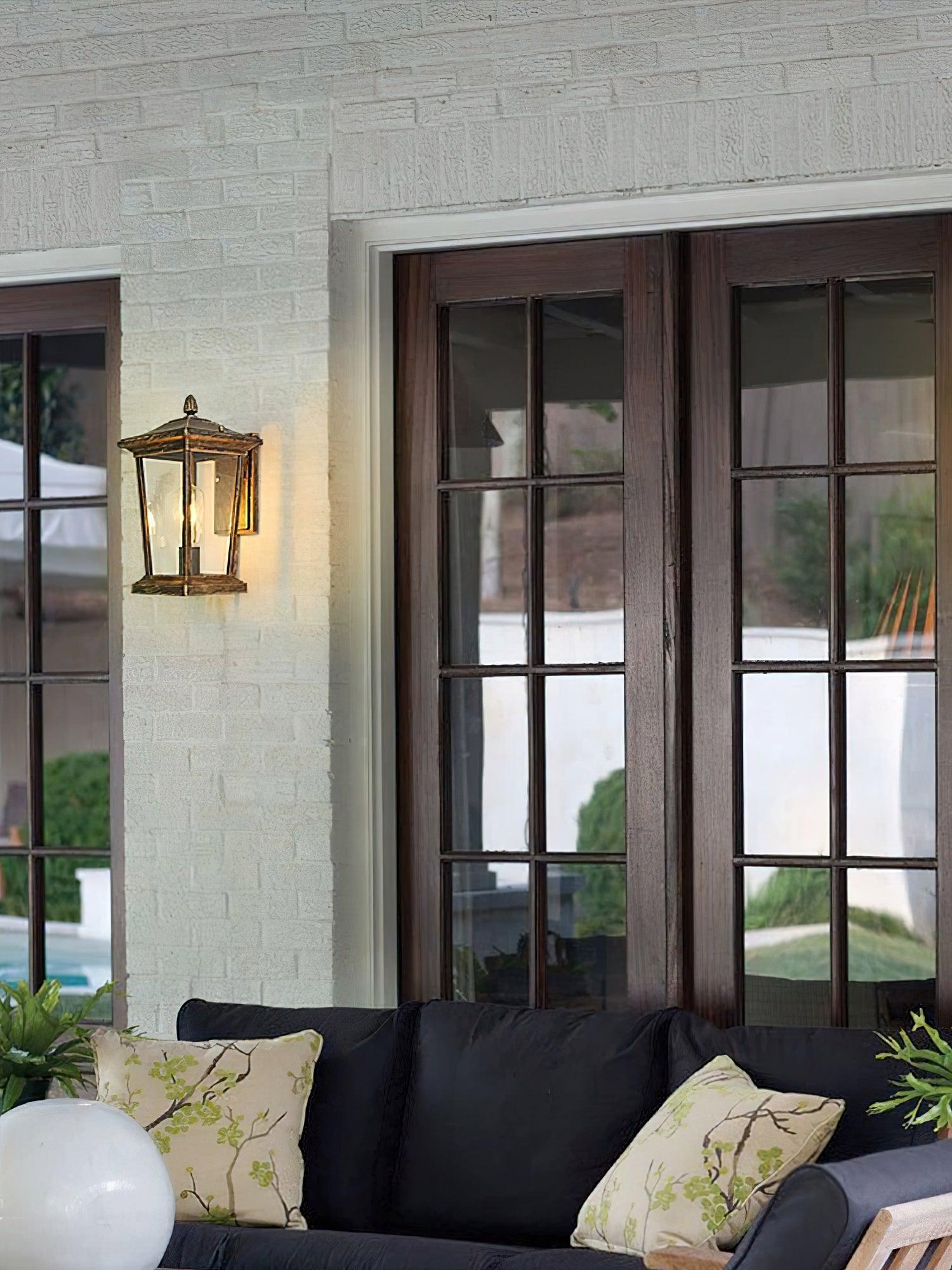 Nøordka Light Bespoke Wall Light Fixture Birdcage Vintage Industrial Outdoor Wall Sconce