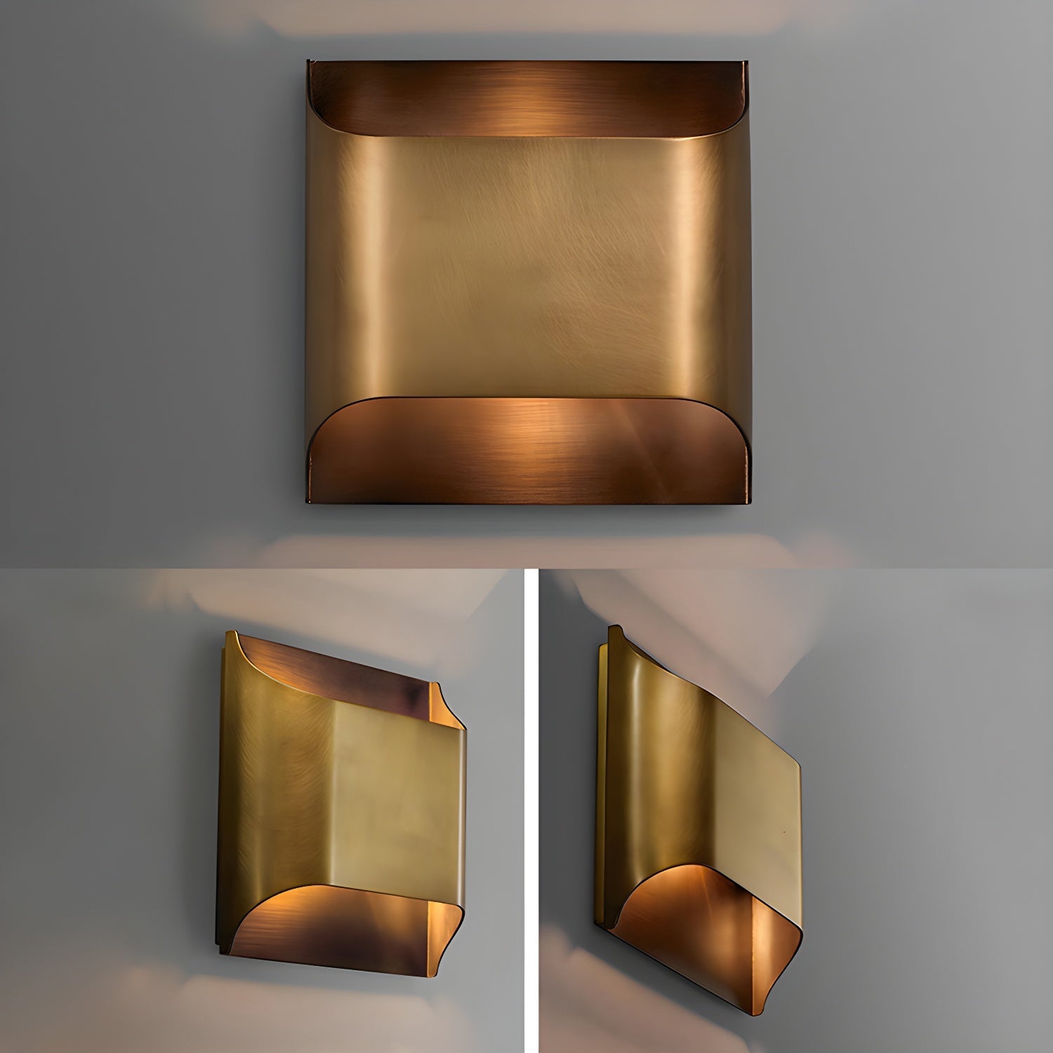 Nøordka Light Bespoke Wall Light Fixture Circular Brass Nordic Inspired Wall Sconce