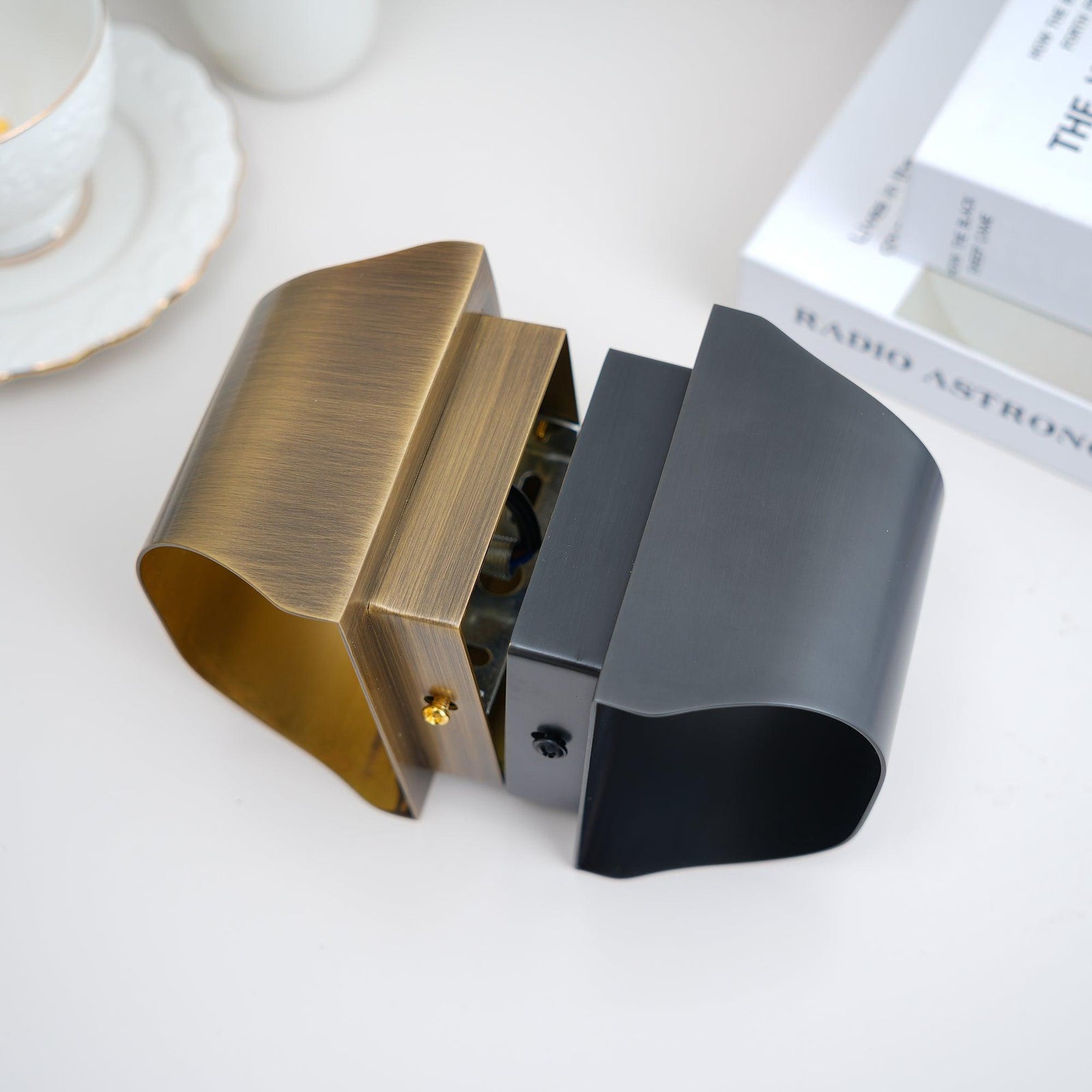 Nøordka Light Bespoke Wall Light Fixture Circular Brass Nordic Inspired Wall Sconce