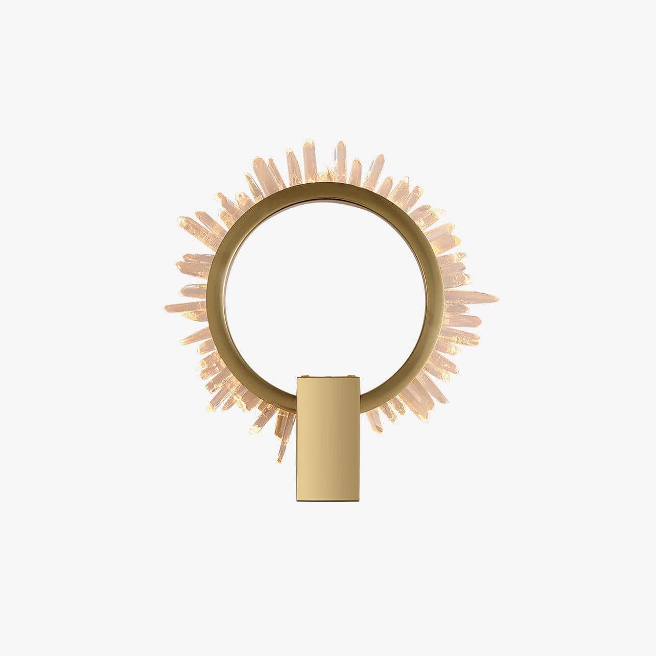 Nøordka Light Bespoke Wall Light Fixture Faceted Crystal Contemporary Luxe Wall Lamp