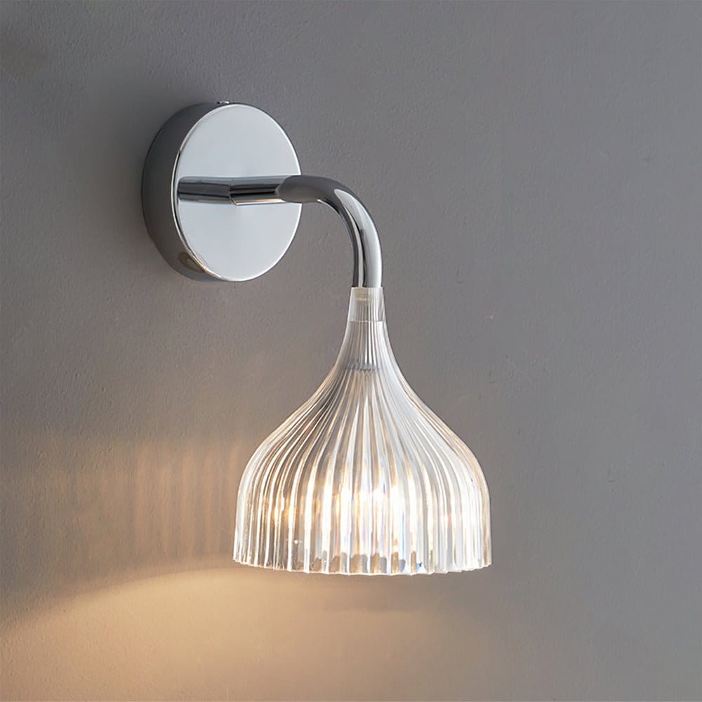 Nøordka Light Bespoke Wall Light Fixture Handcrafted Brushed Metal Minimalist Wall Lamp