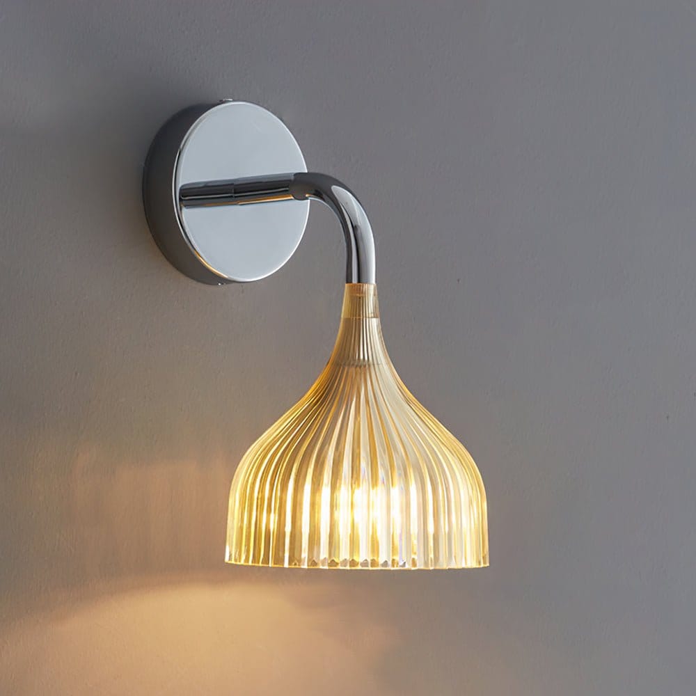 Nøordka Light Bespoke Wall Light Fixture Handcrafted Brushed Metal Minimalist Wall Lamp
