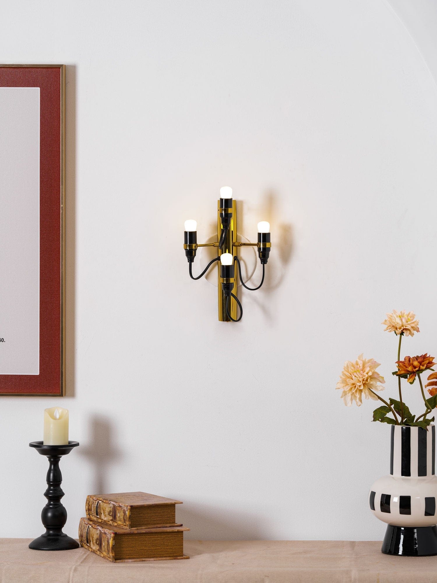 Nøordka Light Bespoke Wall Light Fixture Mirror Polished Steel Contemporary Wall Lamp