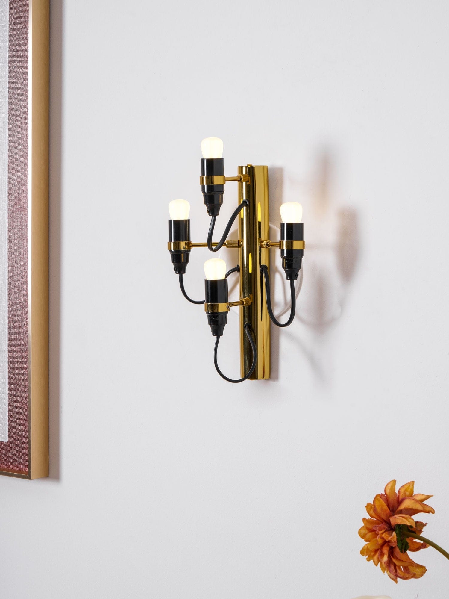 Nøordka Light Bespoke Wall Light Fixture Mirror Polished Steel Contemporary Wall Lamp