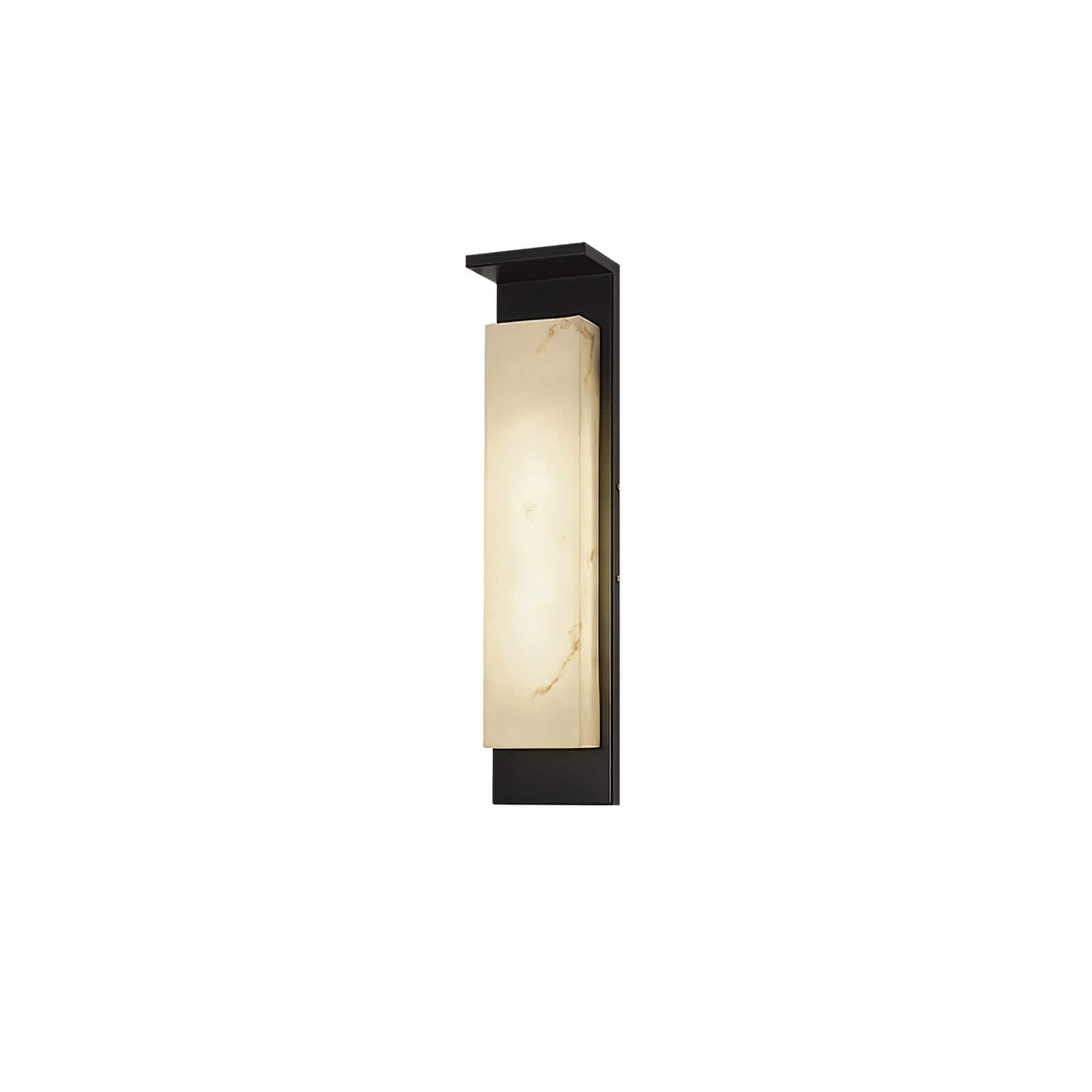Nøordka Light Bespoke Wall Light Fixture Model B L 6.3″ x W 4.7″ x H 23.6″ / Black & White / Warm Light Rectangular Aluminum Contemporary Wall Light