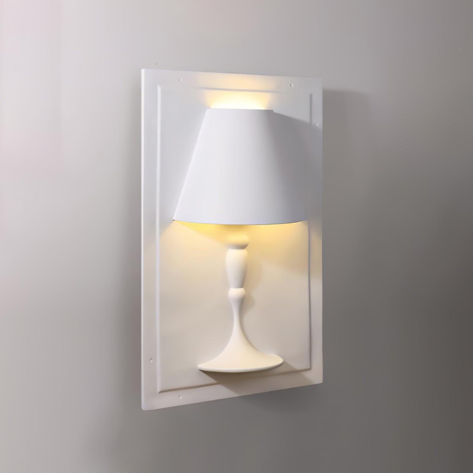 Nøordka Light Bespoke Wall Light Fixture Plaster Portrait Nordic Inspired Wall Light