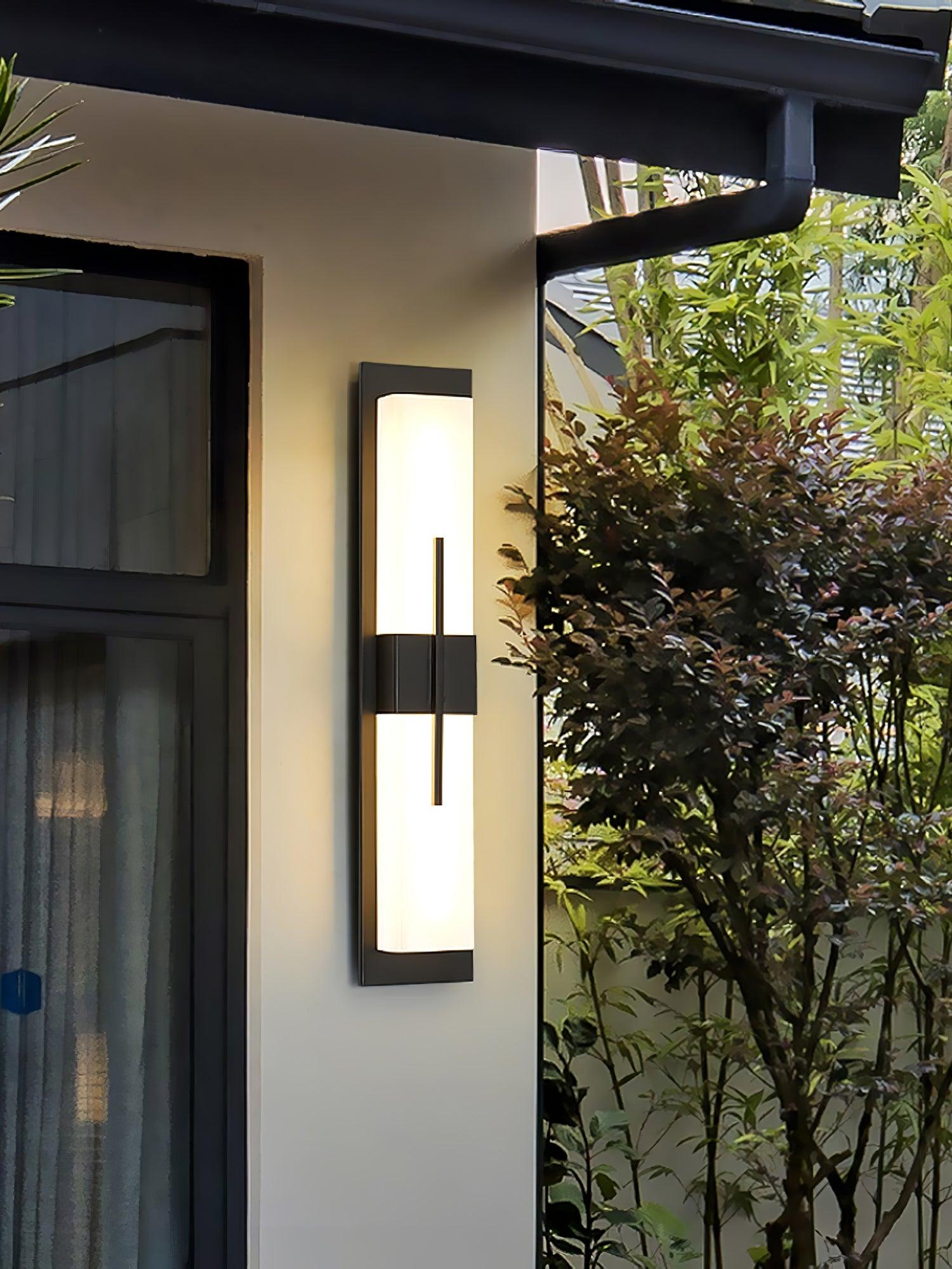 Nøordka Light Bespoke Wall Light Fixture Rectangular Contemporary Outdoor Wall Light