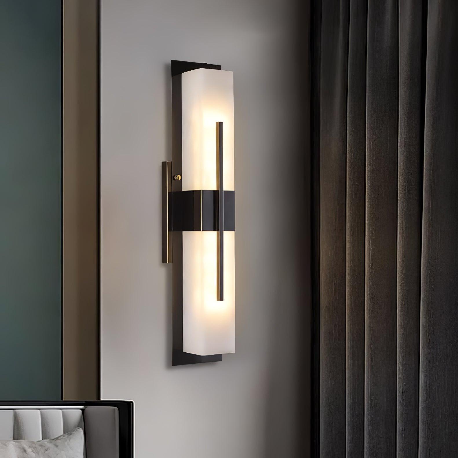 Nøordka Light Bespoke Wall Light Fixture Rectangular Contemporary Outdoor Wall Light