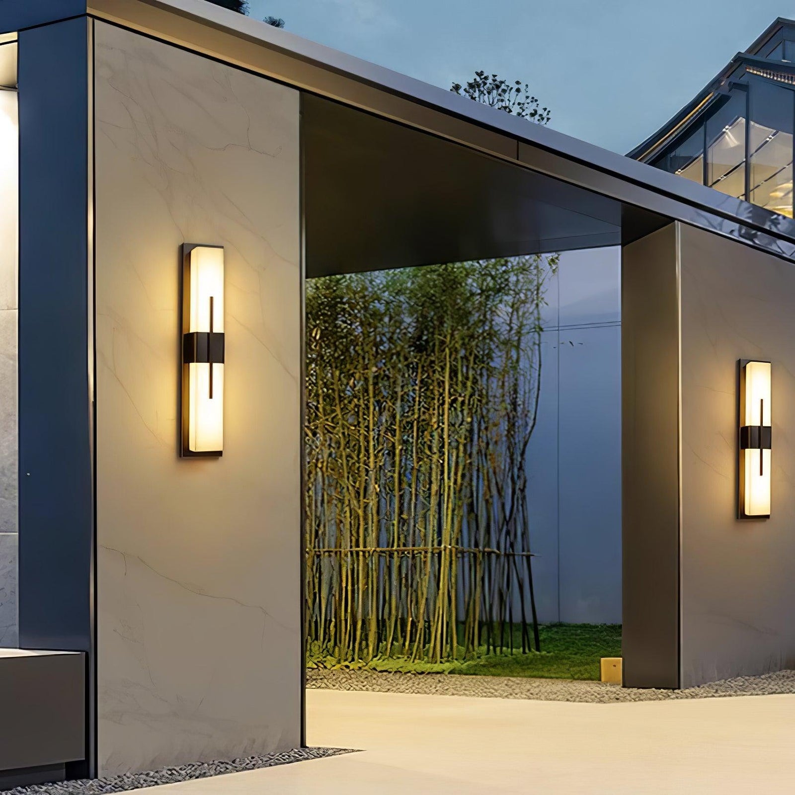 Nøordka Light Bespoke Wall Light Fixture Rectangular Contemporary Outdoor Wall Light