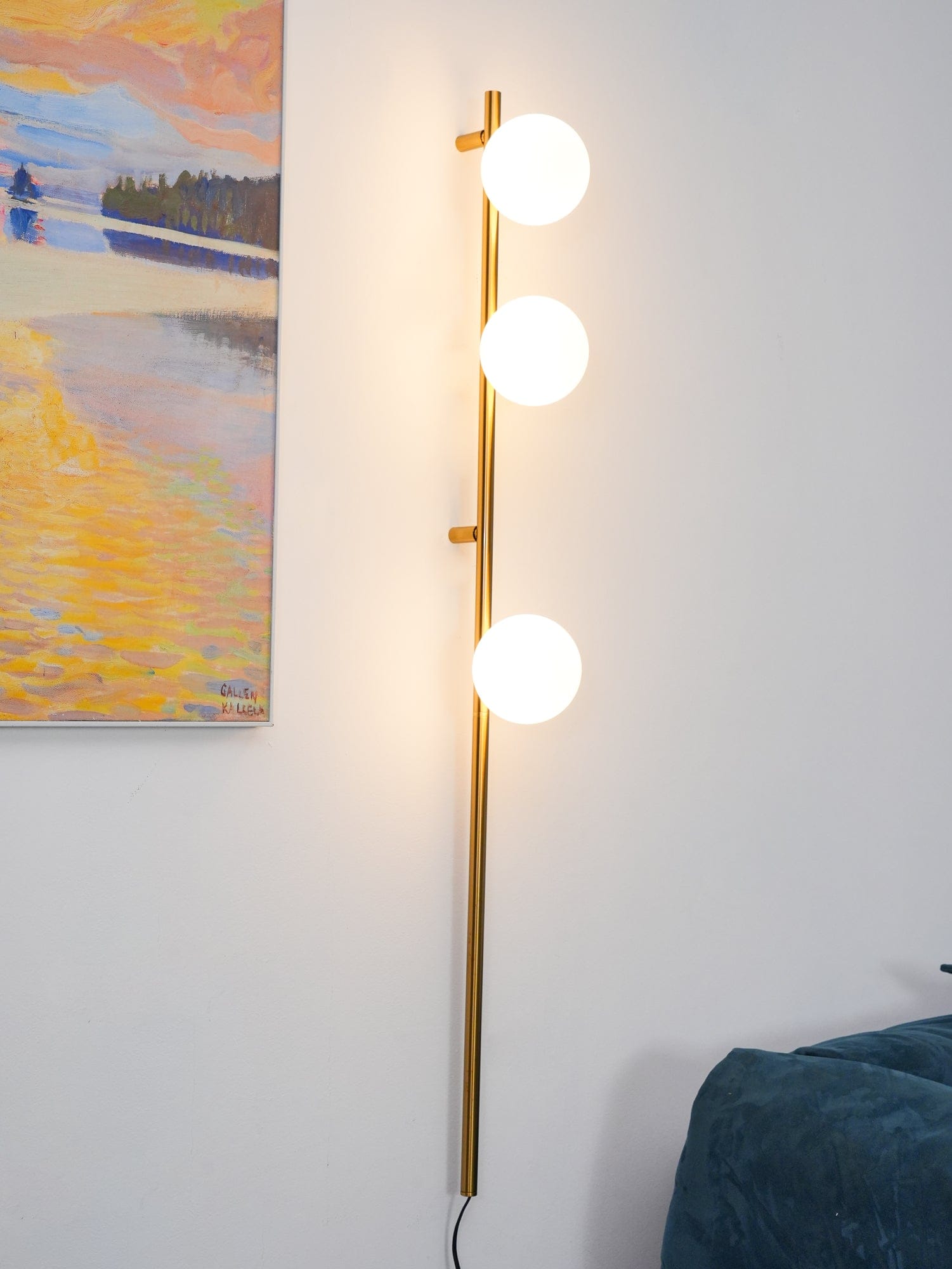 Nøordka Light Bespoke Wall Light Fixture Spherical Glass Nordic Inspired Wall Light