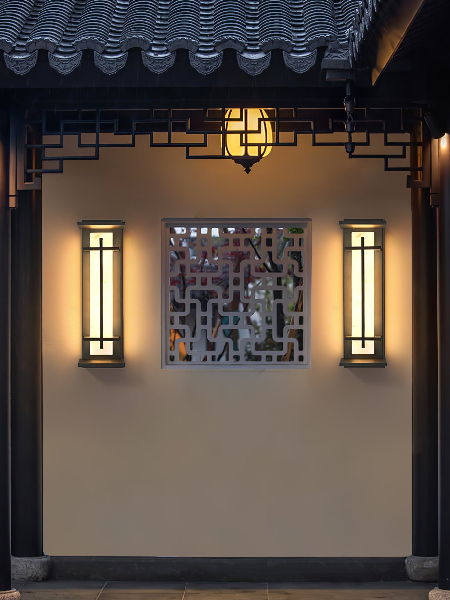 Nøordka Light Bespoke Wall Light Fixture Square Contemporary For Porch And Patio Wall Light