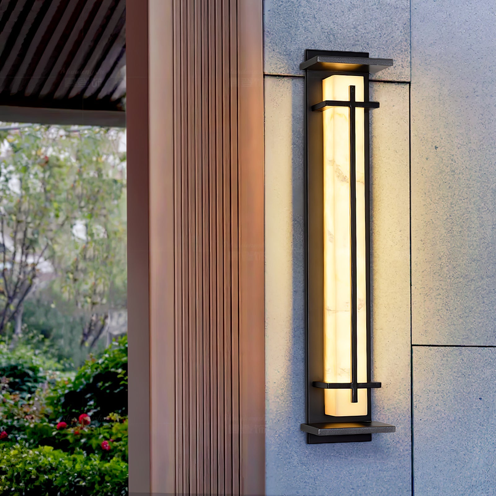 Nøordka Light Bespoke Wall Light Fixture Square Contemporary For Porch And Patio Wall Light