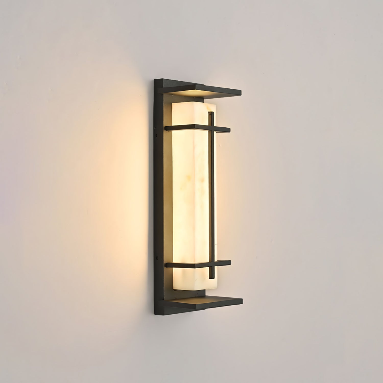 Nøordka Light Bespoke Wall Light Fixture Square Contemporary For Porch And Patio Wall Light