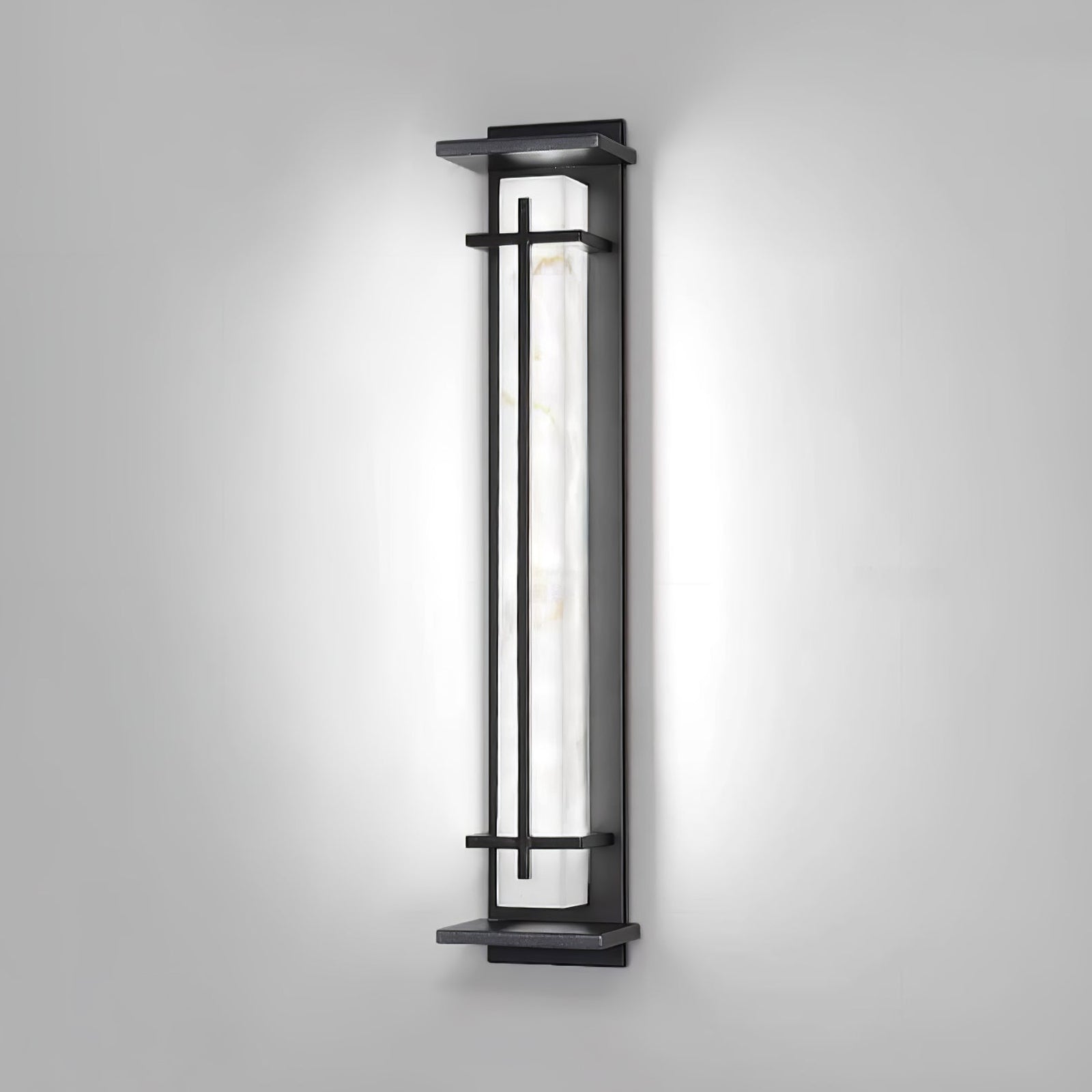 Nøordka Light Bespoke Wall Light Fixture Square Contemporary For Porch And Patio Wall Light