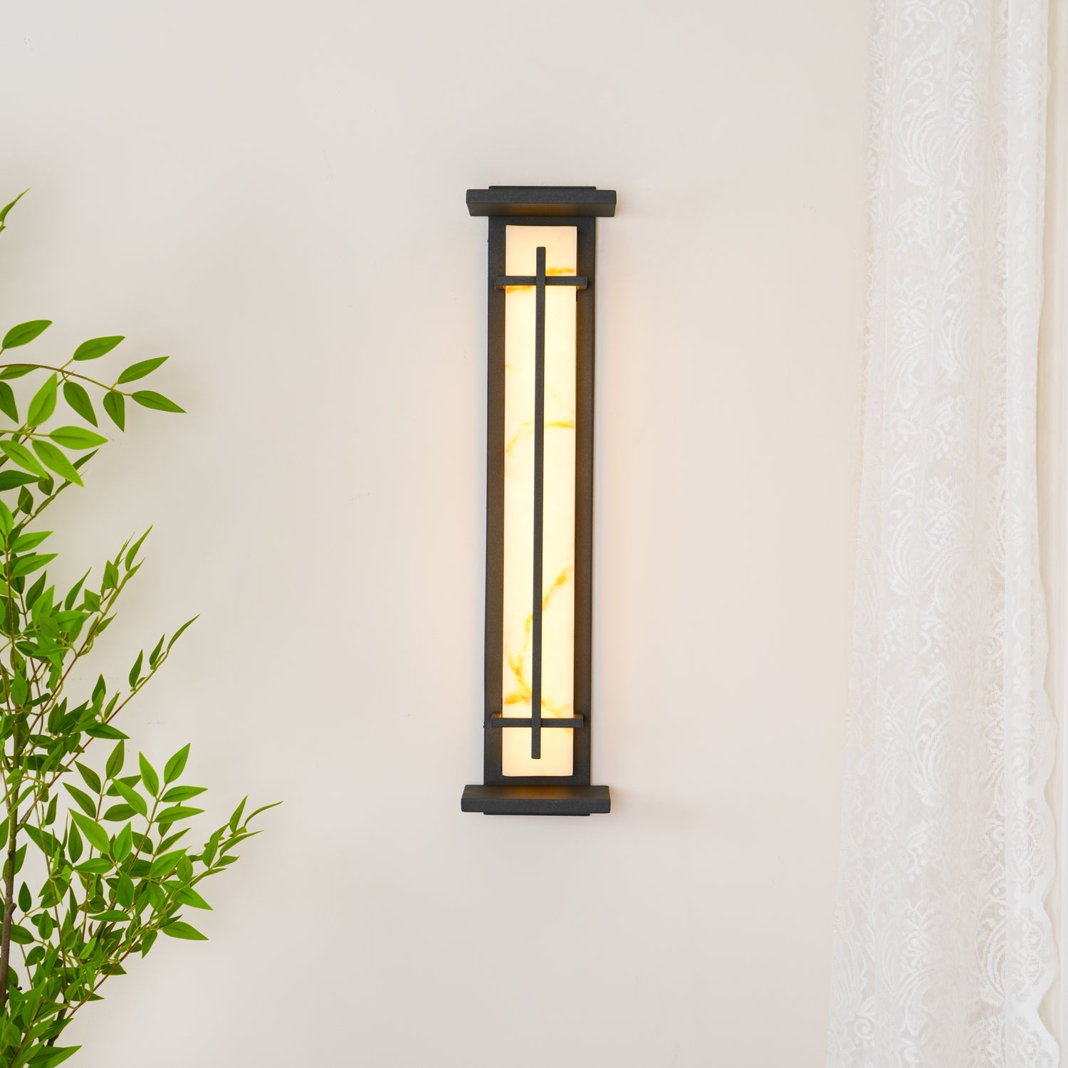 Nøordka Light Bespoke Wall Light Fixture Square Contemporary For Porch And Patio Wall Light
