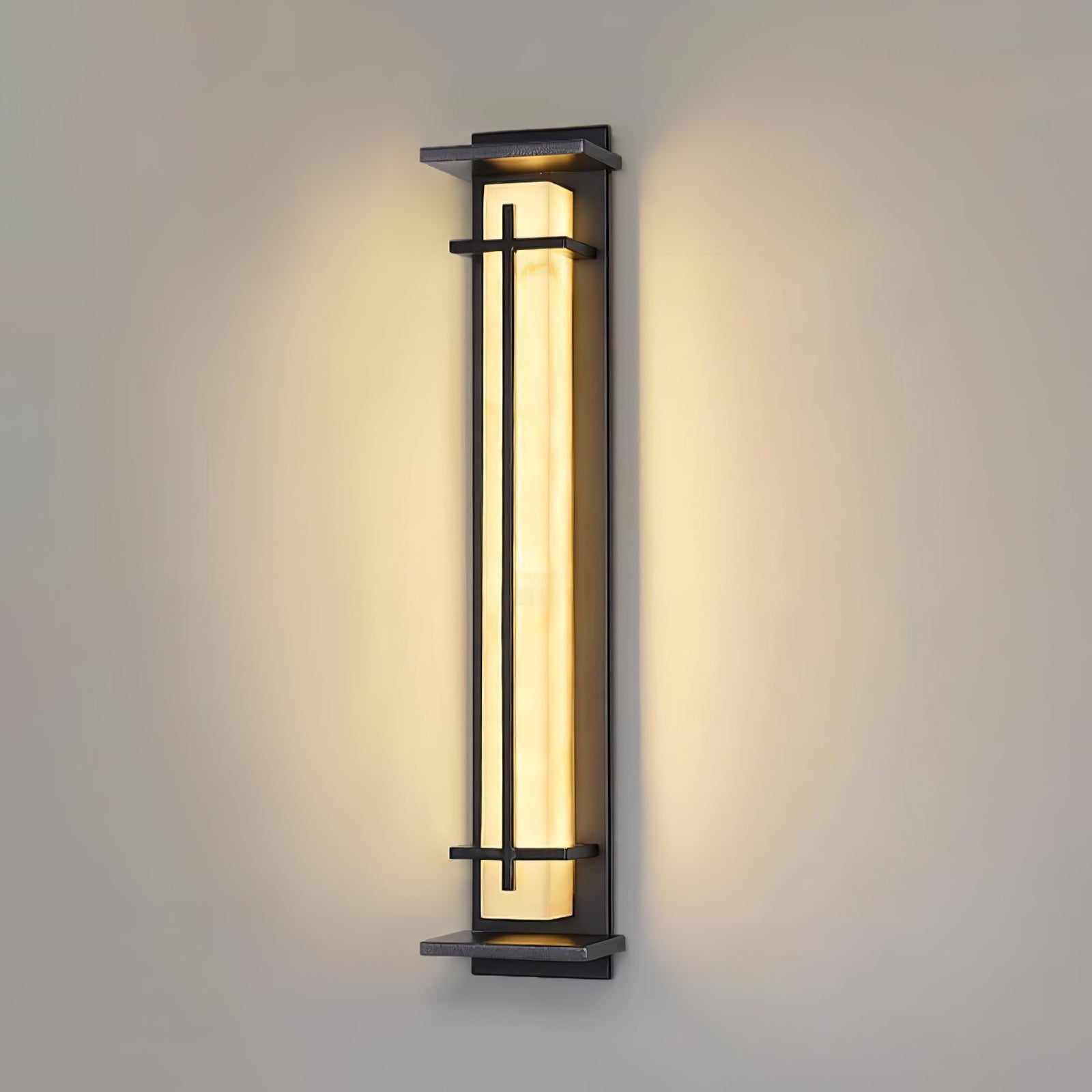 Nøordka Light Bespoke Wall Light Fixture Square Contemporary For Porch And Patio Wall Light