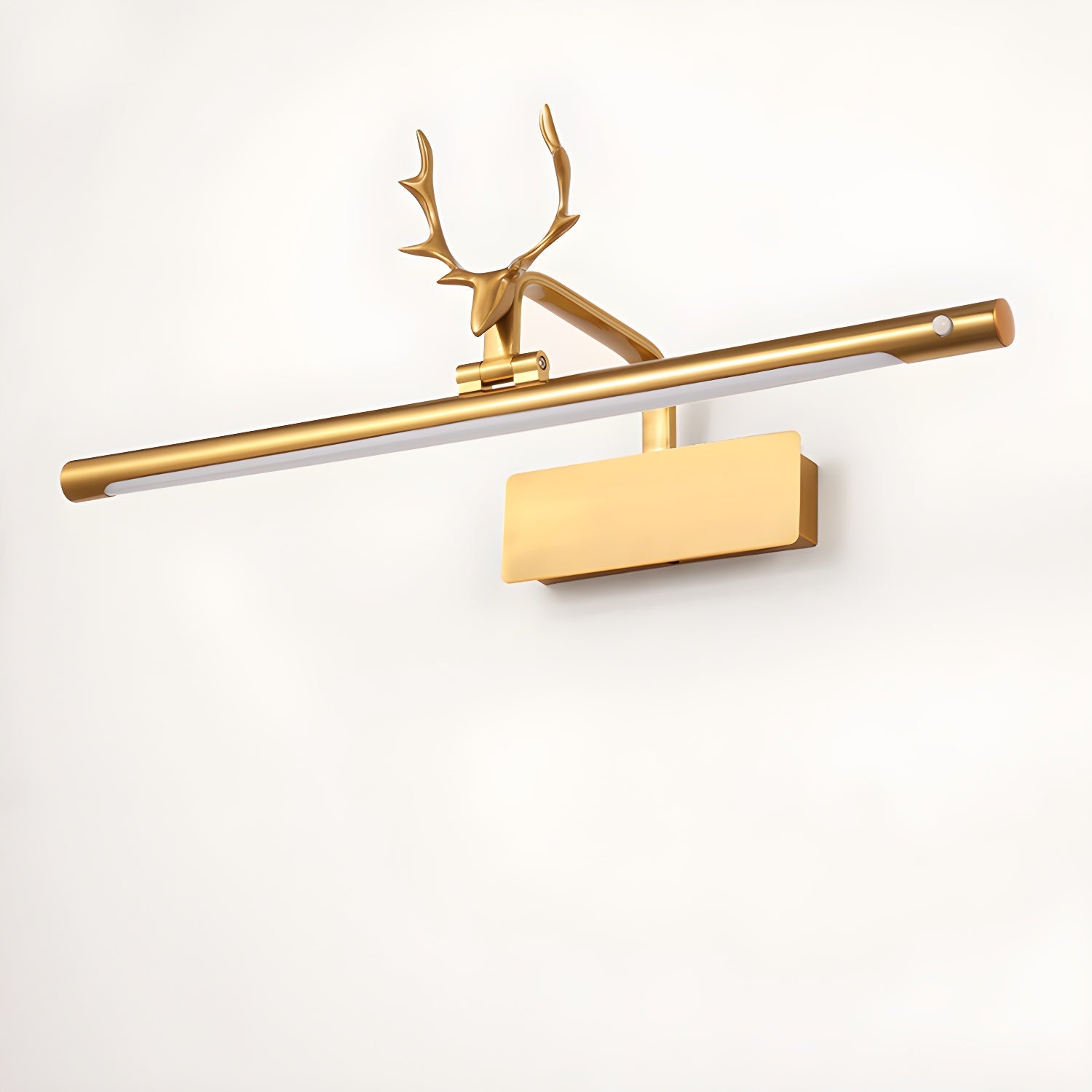 Nøordka Light Bespoke Wall Light Fixture Stag Horn Handcrafted Antique Brass Finish Wall Light