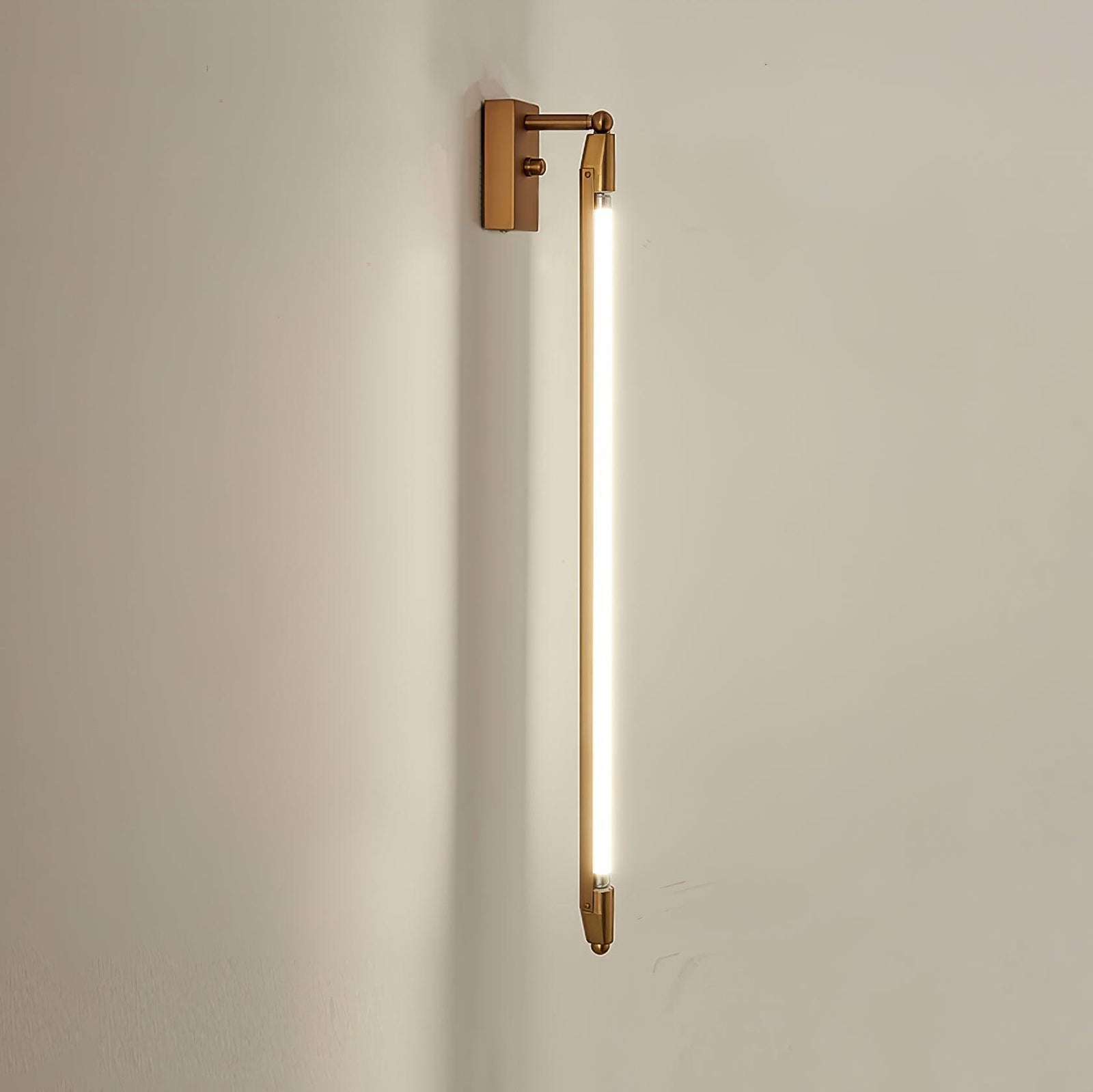 Nøordka Light Bespoke Wall Light Fixture T Shaped Tube Contemporary Adjustable Wall Light