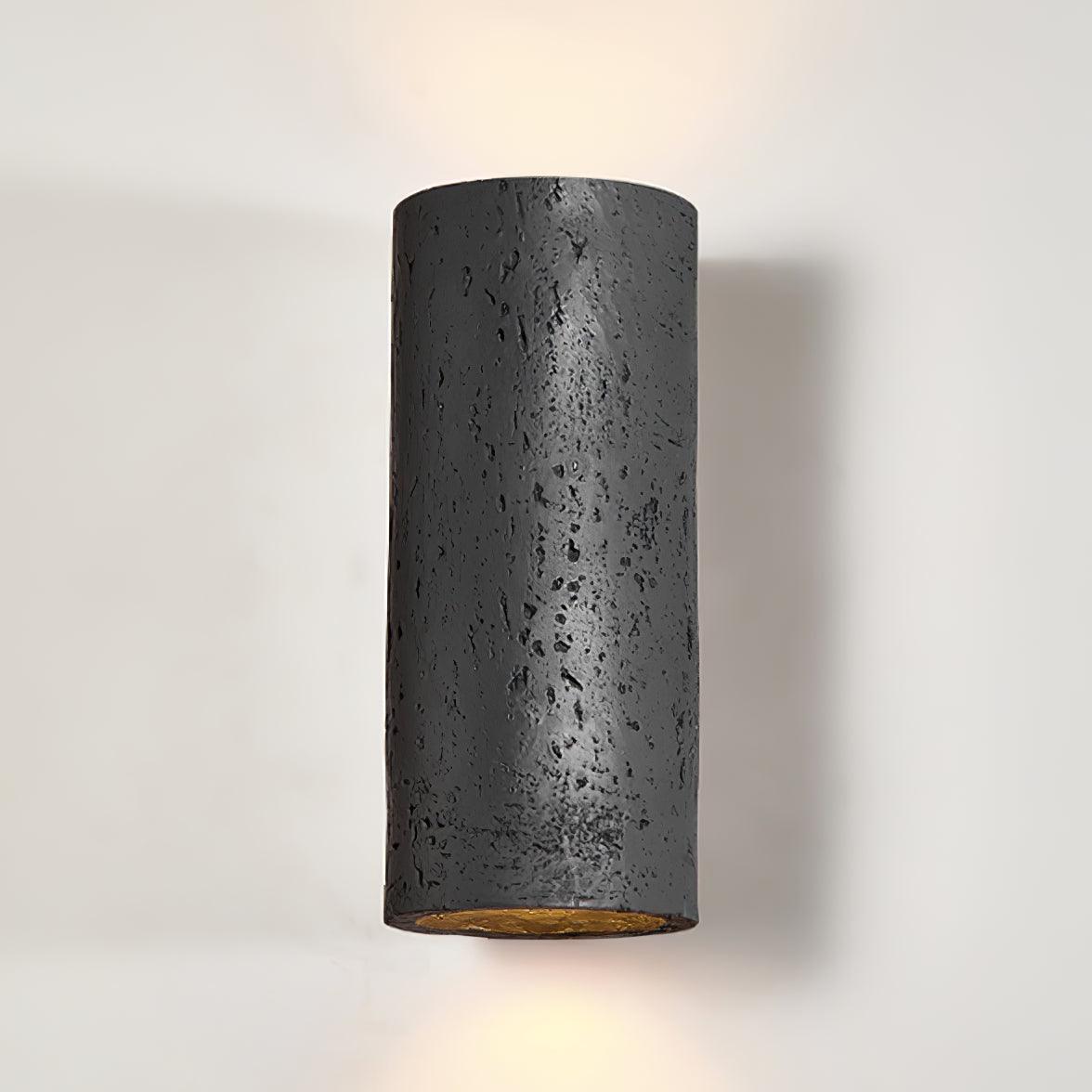 Nøordka Light Bespoke Wall Light Fixture Textured Cylinder Contemporary Wall Light