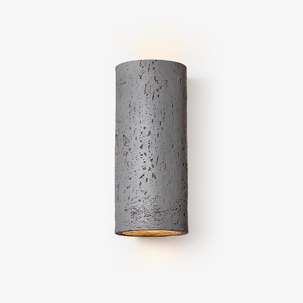 Nøordka Light Bespoke Wall Light Fixture Textured Cylinder Contemporary Wall Light