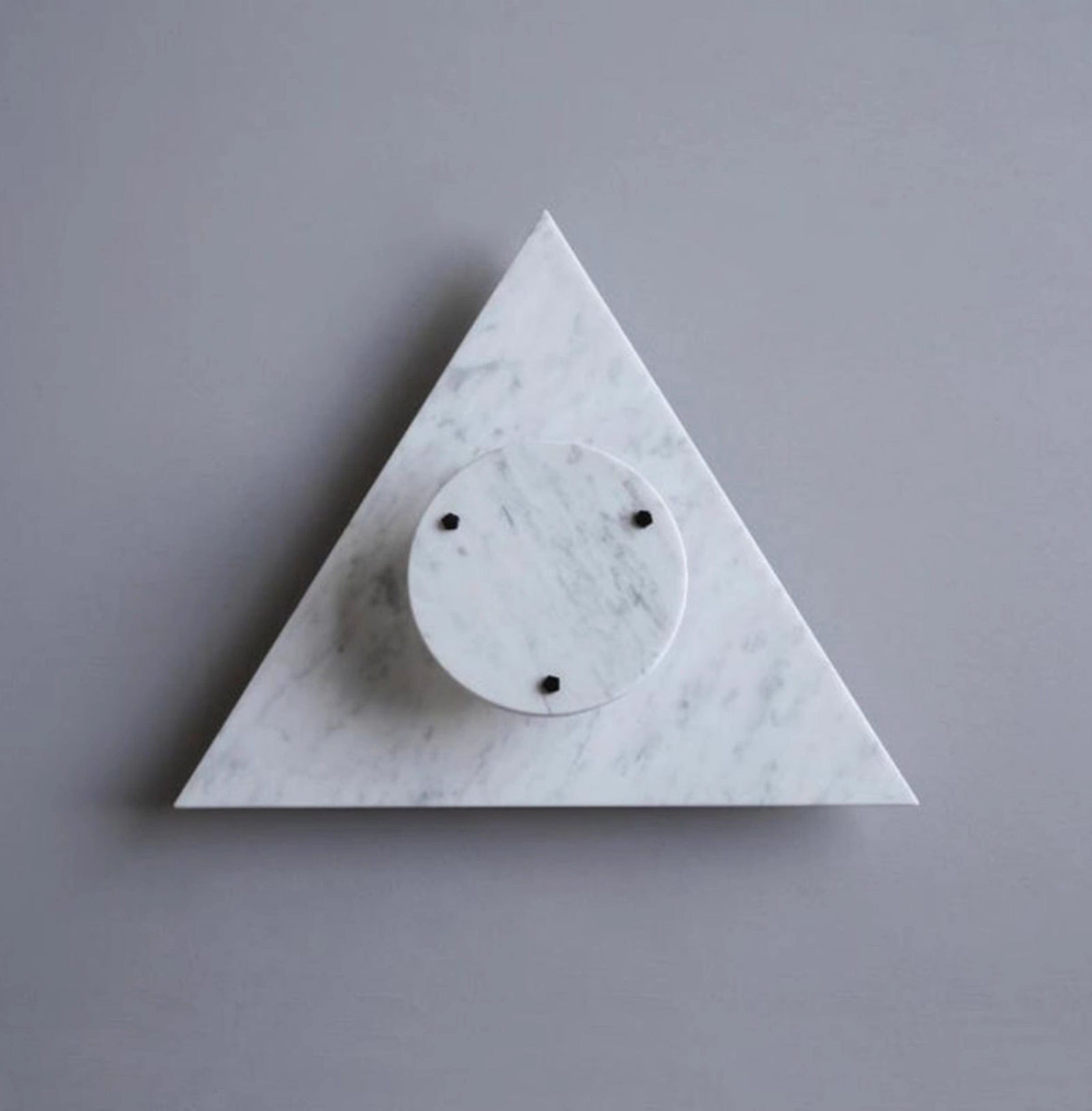 Nøordka Light Bespoke Wall Light Fixture Triangular Marble Contemporary Wall Light