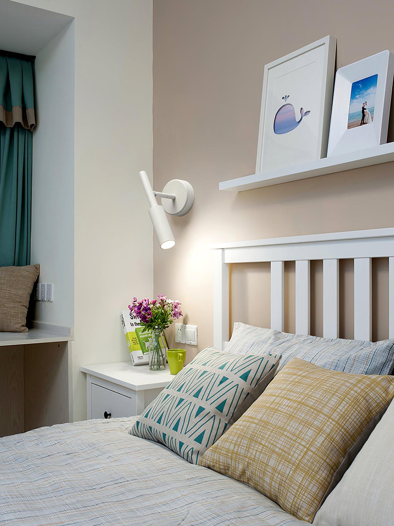 Nøordka Light Bespoke Wall Light Fixture Tubular Contemporary Bedhead Mounted Wall Light