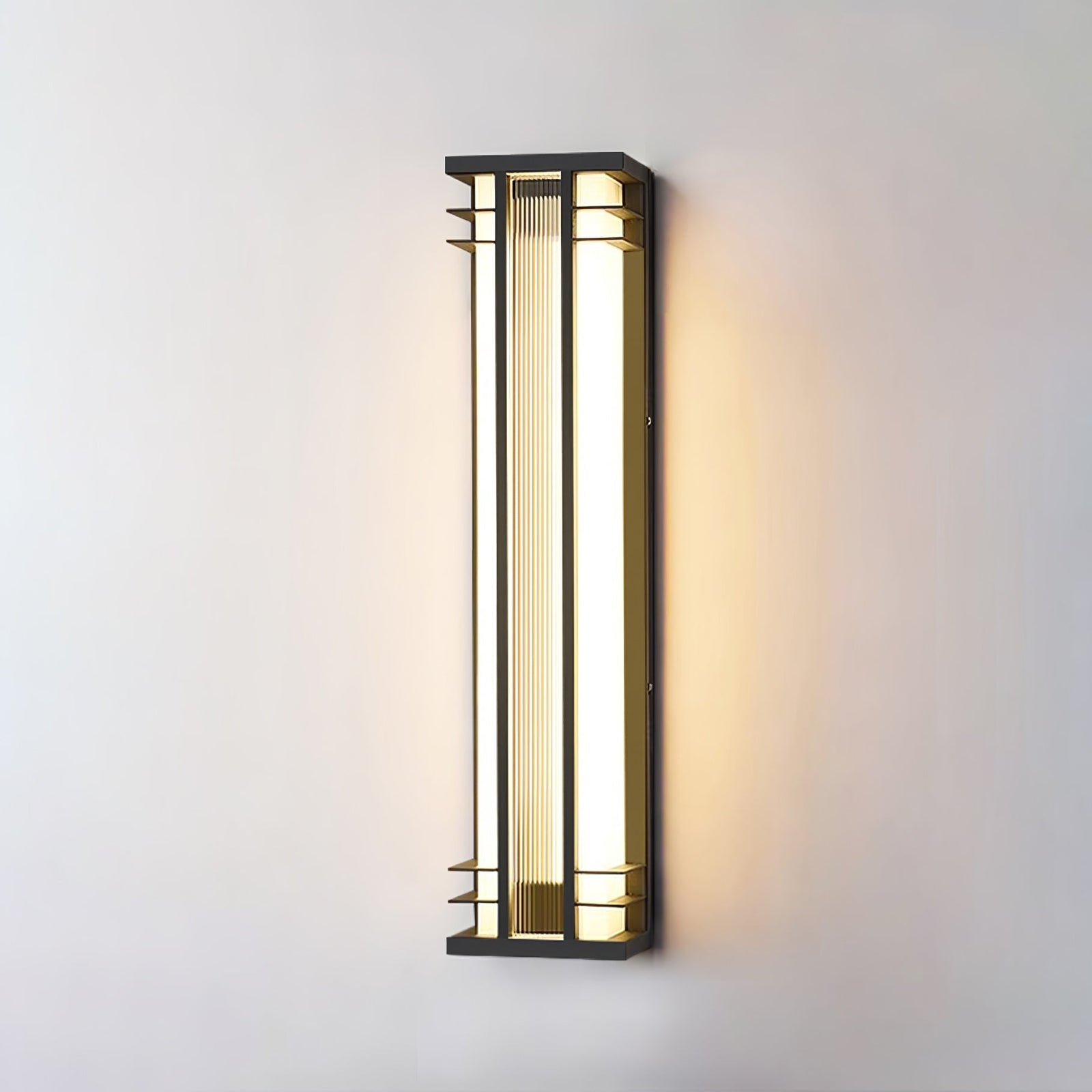 Nøordka Light Bespoke Wall Light Fixture Vertical Stainless Steel Contemporary Wall Light