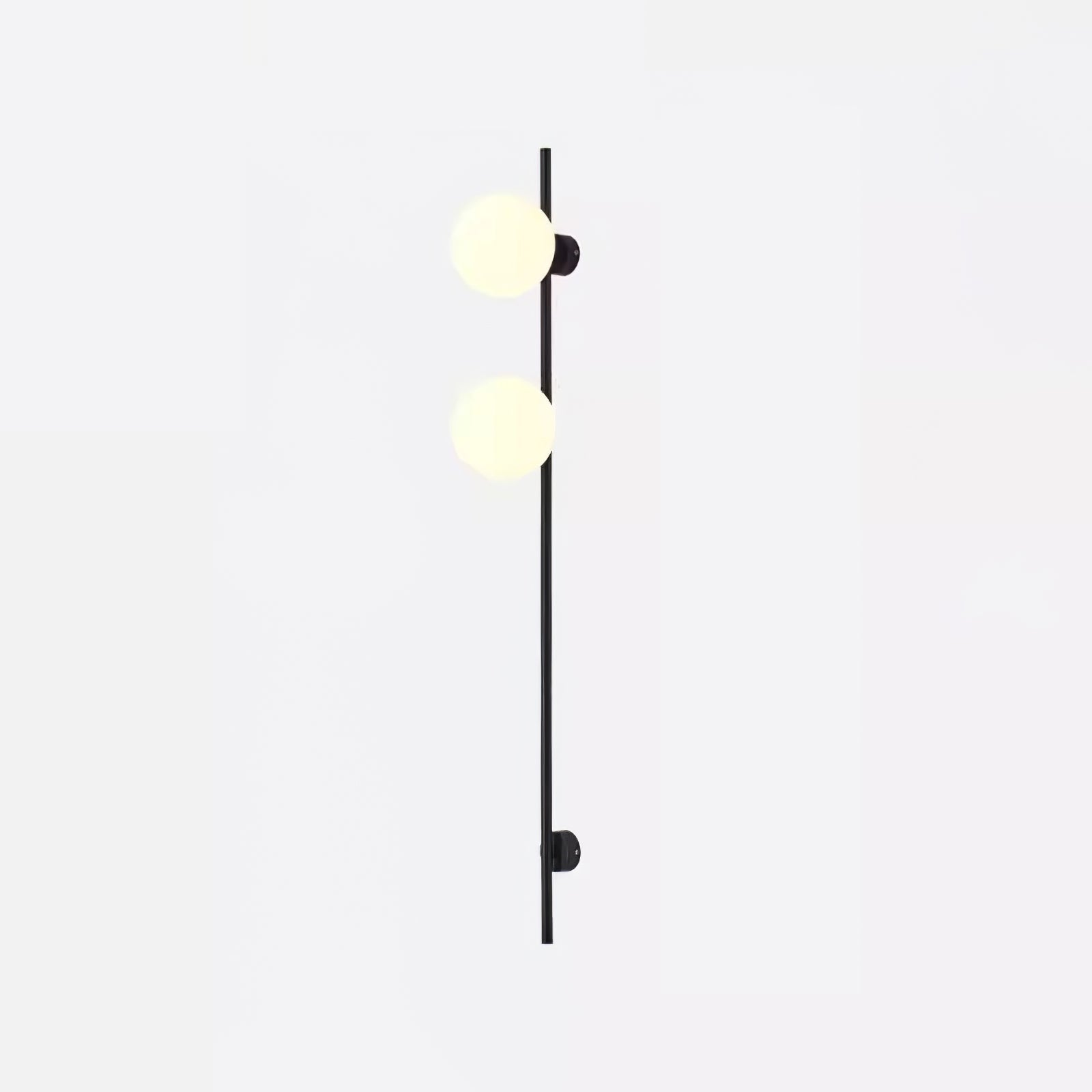 Nøordka Light Bespoke Wall Light Fixture White Glass Scandinavian Inspired Wall Light