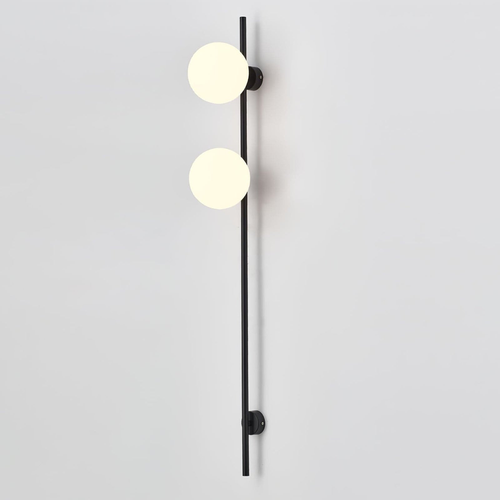 Nøordka Light Bespoke Wall Light Fixture White Glass Scandinavian Inspired Wall Light