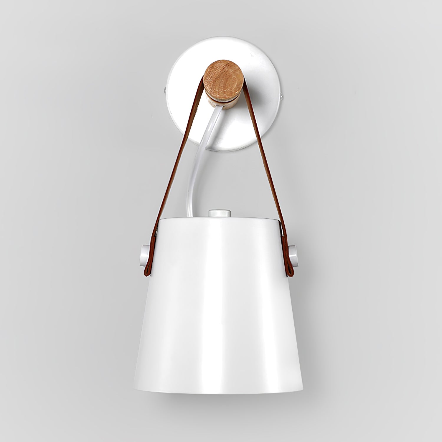 Nøordka Light Bespoke Wall Light Fixture Wooden Conical Nordic Inspired Wall Light