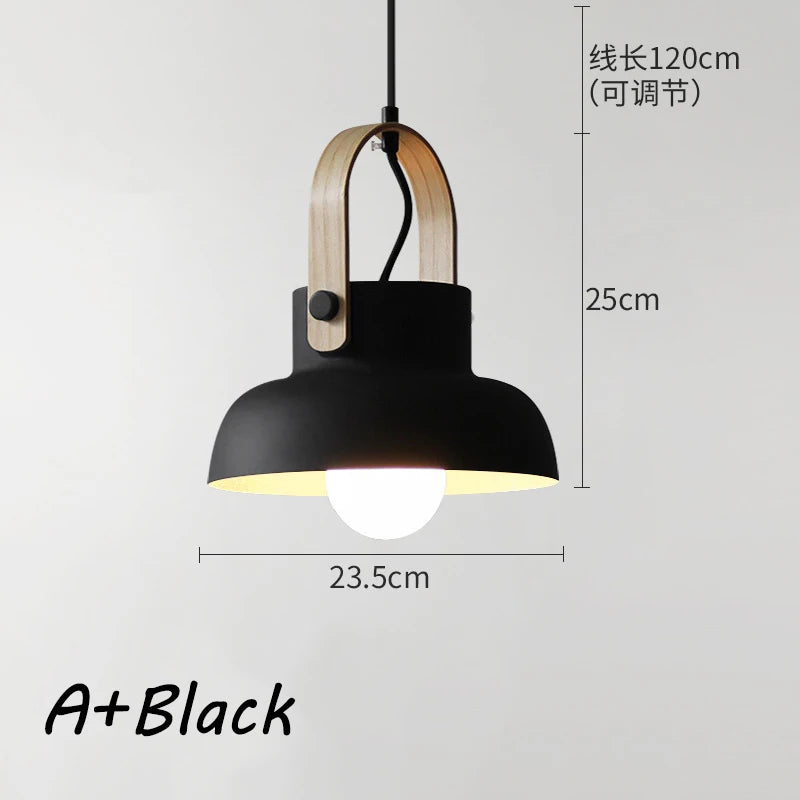 Nøordka Light Ceiling Light Fixtures A1 Macaron Bucket Style Pendant Light Fixture