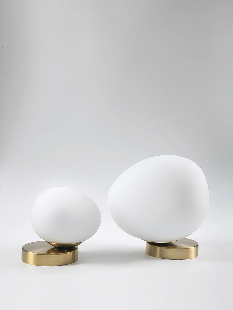 Nøordka Light Ceiling Light Fixtures Artistic Egg Bulb Wall Light Fixture in White Acrylic Shade