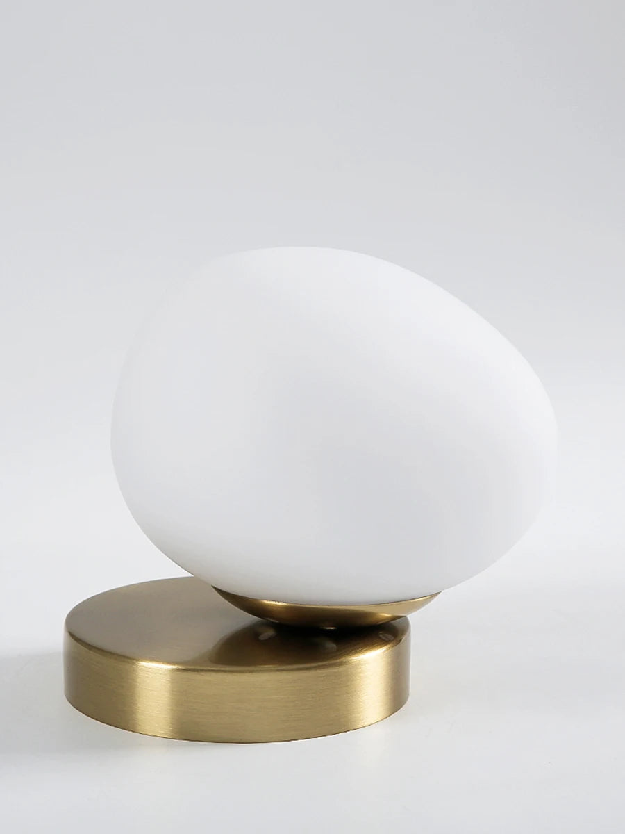 Nøordka Light Ceiling Light Fixtures Artistic Egg Bulb Wall Light Fixture in White Acrylic Shade