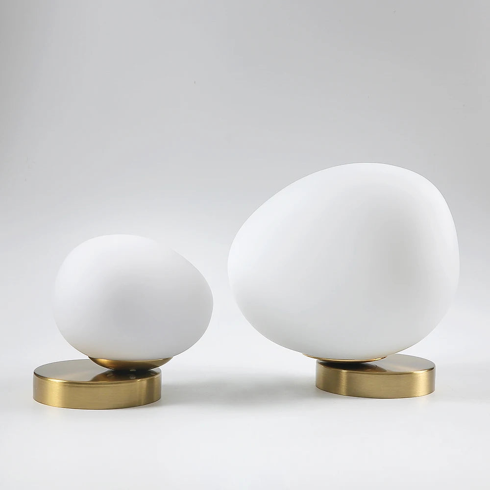 Nøordka Light Ceiling Light Fixtures Artistic Egg Bulb Wall Light Fixture in White Acrylic Shade