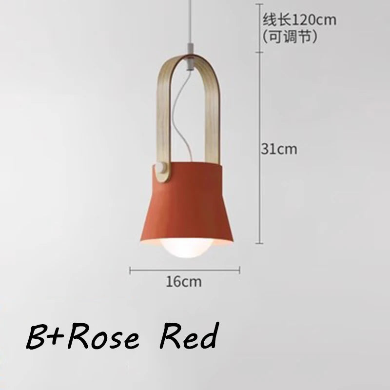Nøordka Light Ceiling Light Fixtures B5 Macaron Bucket Style Pendant Light Fixture