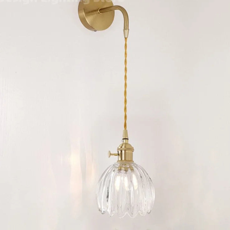Nøordka Light Ceiling Light Fixtures C Retro Glass Luster Patterned Pendant Light Fixture