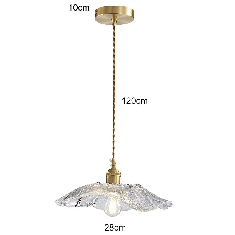 Nøordka Light Ceiling Light Fixtures C / Warm White Floral Glass Flush Mount Ceiling Light Fixture