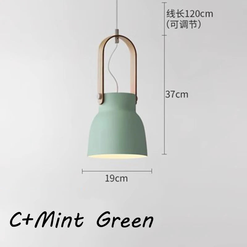 Nøordka Light Ceiling Light Fixtures C3 Macaron Bucket Style Pendant Light Fixture