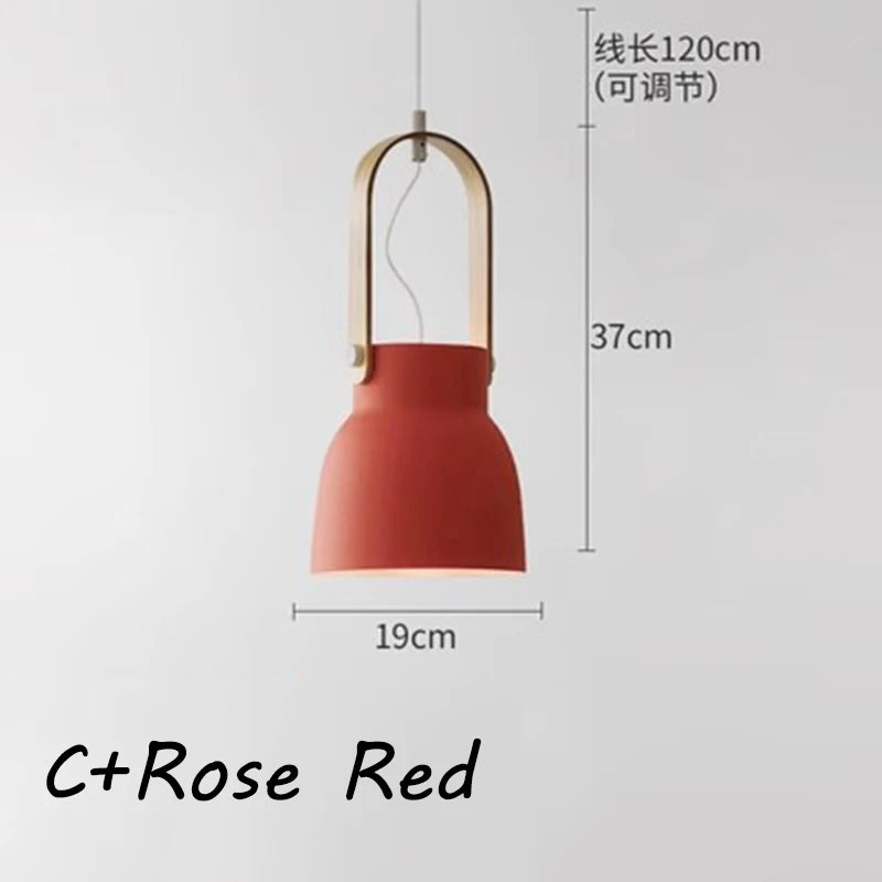 Nøordka Light Ceiling Light Fixtures C5 Macaron Bucket Style Pendant Light Fixture