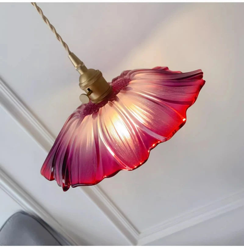 Nøordka Light Ceiling Light Fixtures Colorful Glass Pendant Light Fixture