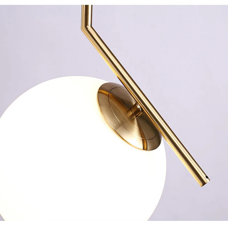 Nøordka Light Ceiling Light Fixtures Contemporary Round Glass Ball Pendant Light Fixture