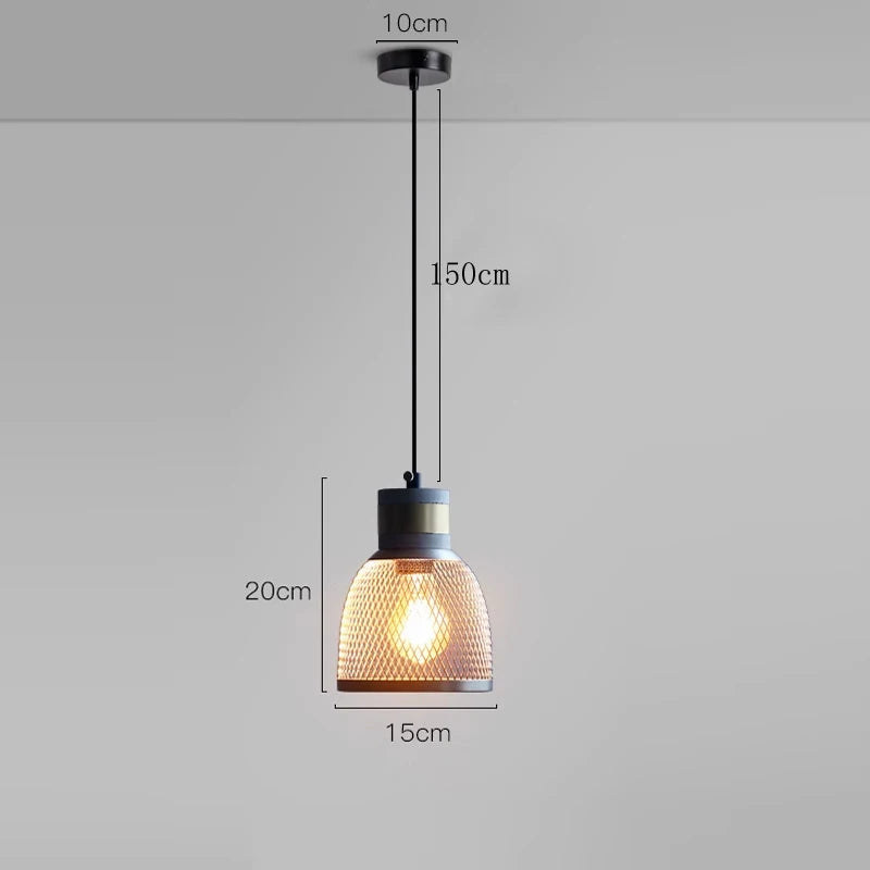 Nøordka Light Ceiling Light Fixtures F Vintage Concrete Tone Pendant Light Fixture