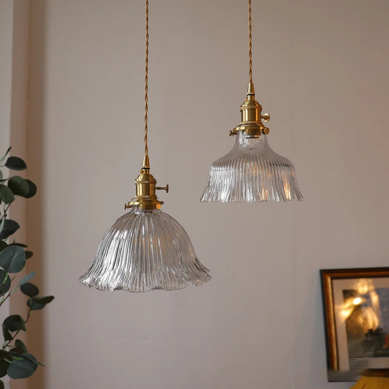 Nøordka Light Ceiling Light Fixtures Industrial Vintage Glass Pendant Light Fixture