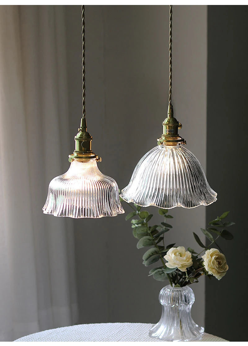 Nøordka Light Ceiling Light Fixtures Industrial Vintage Glass Pendant Light Fixture