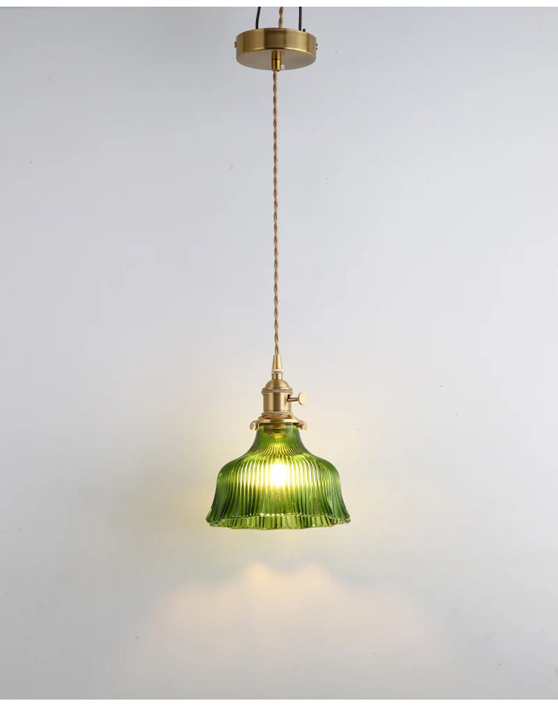 Nøordka Light Ceiling Light Fixtures Industrial Vintage Glass Pendant Light Fixture