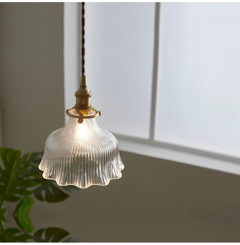 Nøordka Light Ceiling Light Fixtures Industrial Vintage Glass Pendant Light Fixture