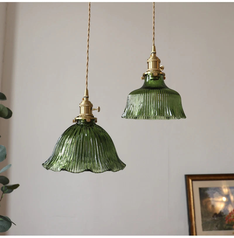 Nøordka Light Ceiling Light Fixtures Industrial Vintage Glass Pendant Light Fixture