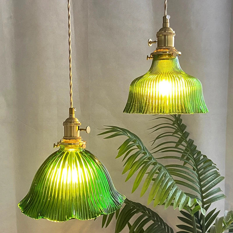 Nøordka Light Ceiling Light Fixtures Industrial Vintage Glass Pendant Light Fixture