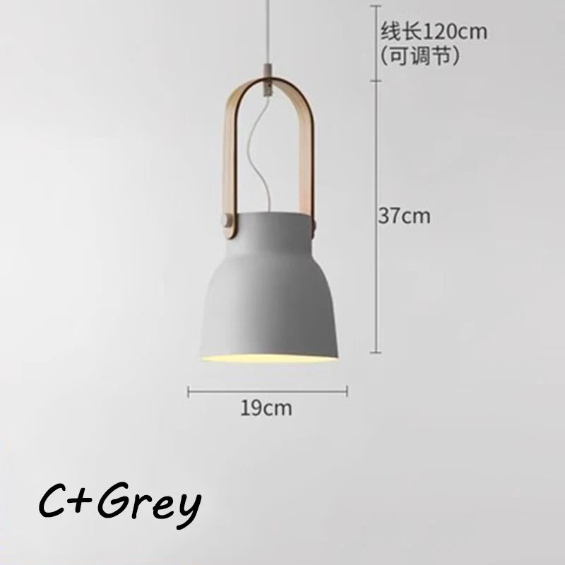Nøordka Light Ceiling Light Fixtures Macaron Bucket Style Pendant Light Fixture